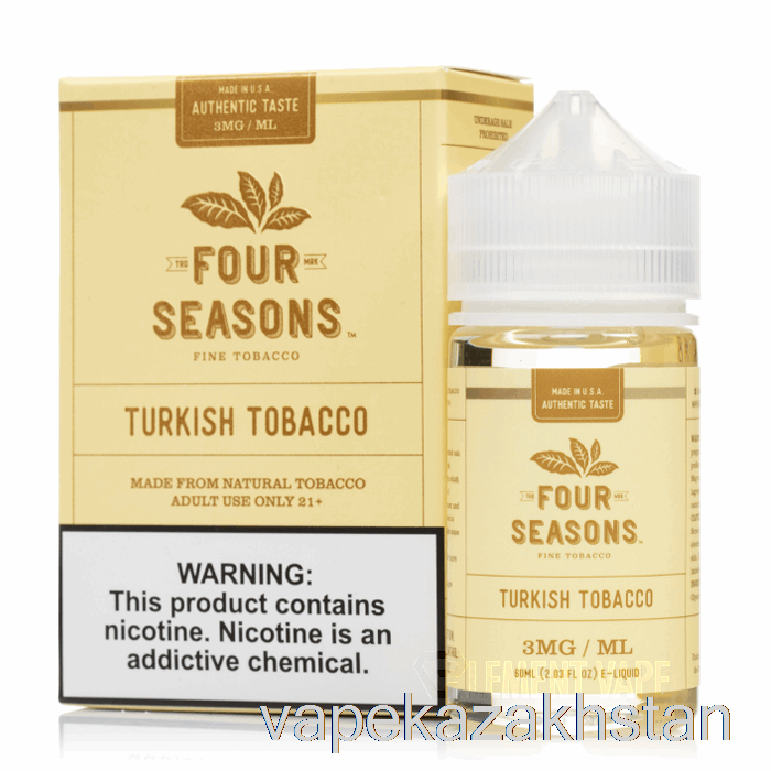 Vape Disposable Turkish Tobacco - Four Seasons - 60mL 18mg
